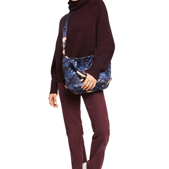 MZ Wallace small Sutton in Navy Camo - Picture 9 of 11